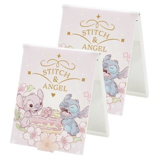 Disney 迪士尼 櫻花系列 折疊鏡 中 2個, 蛋糕史迪奇