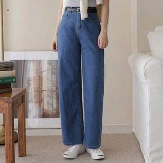 andstyle 女款日常水洗丹寧寬褲 264931