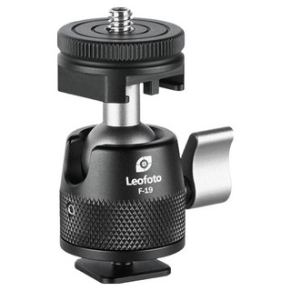Leofoto 徠圖 迷你多功萬向雲台 總代理公司貨, 1個, F-19