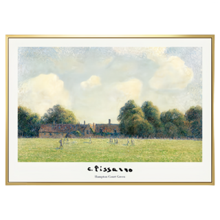 菠蘿選畫所 畢沙羅 漢普頓宮草地 留白版 AVAR5772G, 金色