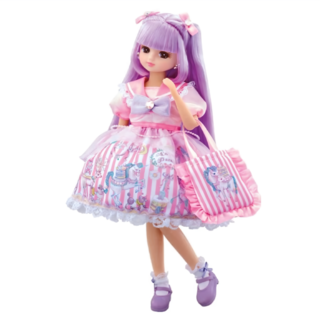 TAKARA TOMY Licca 莉卡娃娃 ECONECO繪子貓莉卡 LD-14, 1套, 混和顏色