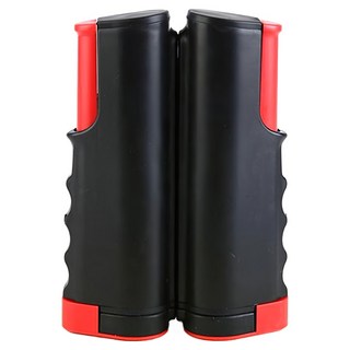 便攜一鍵式桌球網, 1個, 黑色 + 紅色