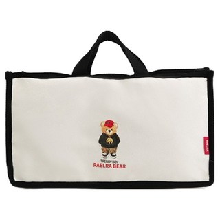 RaelraBear Anna 帆布托特包 RA23-183, 象牙白