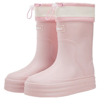 Gudetu 谷德兔 女款 時尚防水防滑耐磨外穿束口雨靴 015 40/41