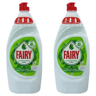 Fairy 濃縮洗碗精 蘋果, 900ml, 2瓶