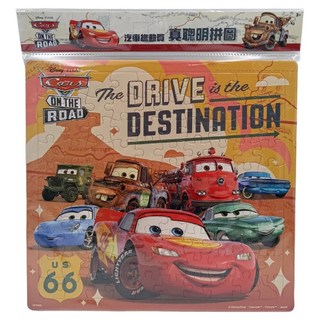 Disney 迪士尼 CARS真聰明拼圖 L QFA40L, 100片, 汽車總動員, 1個