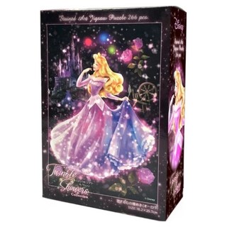 Tenyo 透明小片 歐若拉戀愛中的閃耀拼圖 25.7 x 18.2cm, 266片, 歐若拉戀愛中的閃耀, 1盒