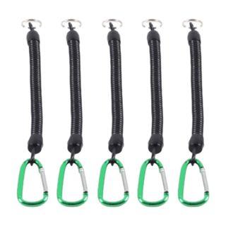 AMSAN 扣環彈簧繩15cm 5入組, 1套, 顏色隨機