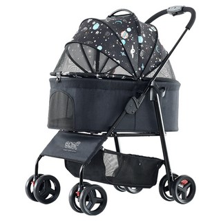 BND 輕便戶外寵物推車/外出寵物車 可分離式, 1個, 星空款