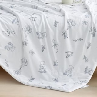 台灣 AGAPE Cool印花天冰被/單人被, 玩具熊遊記 白色