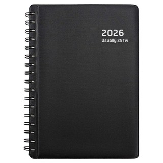 양지다이어리 2026 유즈어리 25Tw 다이어리, 1개, 블랙