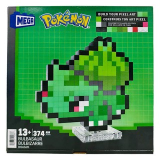 MATTEL 美泰兒 PoKeMoN 寶可夢 MEGA像素風格系列 迷你積木 妙蛙種子, 1個