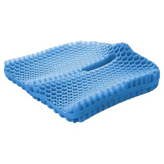 HONDONI 夏日式5D水感凝膠涼感美臀全透氣坐墊 附布套 Q5-BL, 傾城藍