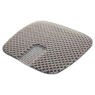 HONDONI 夏日式4D水感凝膠涼感美臀舒壓坐墊 附布套 Q4-GY, 涼感灰