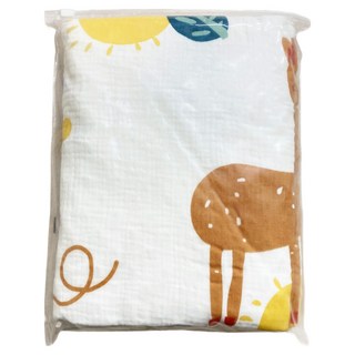 KIDS PARK 豆豆被毯, 貝殼邊款 長頸鹿