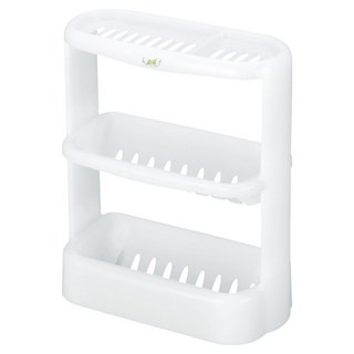 inomata 3層浴室收納架 日本製, 1個, 白色