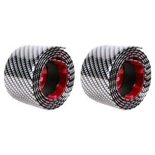 樂居家 碳纖維汽車防護條, 2個, 碳纖維外觀