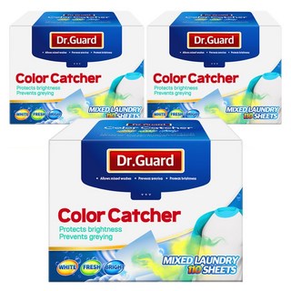 Dr.Guard 防染色洗衣紙, 110片, 3個