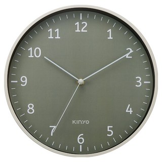 Kinyo 11吋謬時光靜音掛鐘 CL-223, 綠色