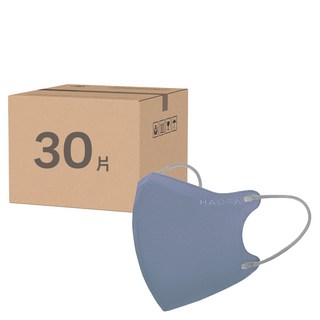 HAOFA 氣密型N95立體醫療口罩 防曬活性碳款 M, 30片, 1個, 丁香碳