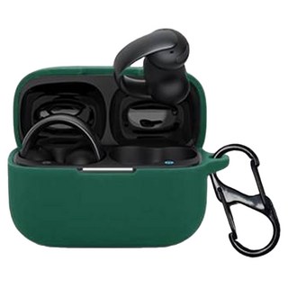 GRAYCO Anker 사운드코어 에어로 클립 실리콘 일체형 보호 케이스, 다크그린, 1개, A3388