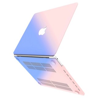 다온 매트한 견고한 맥북 케이스 Retina(A1425 / A1502), 블루 + 핑크, 1개