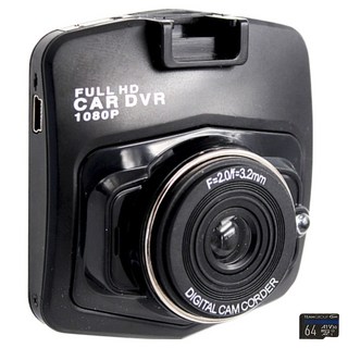 Jinpei 錦沛 前後雙鏡頭盾牌行車紀錄器 GPS 區間測速/1080P夜視加強版 附64GB記憶卡 款式隨機, 1GB, 主機 + 記憶卡