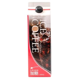 SEIKO COFFEE 冷萃黑咖啡 含糖, 1L, 1個