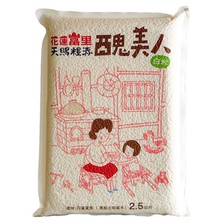 MANNA 天賜糧源 醜美人良質白米, 1個, 2.5kg, CNS二等