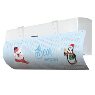 다온즈 180度可調式防直吹冷氣擋風板 DFB-66-RB(19), 1個