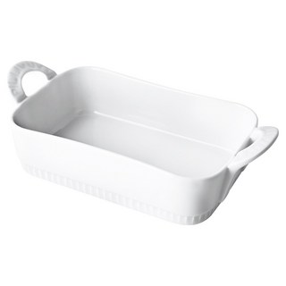 Pillivuyt Toulouse系列 長方形千層麵烤盤 160mm, 1個, 白色