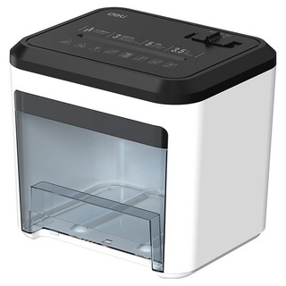 CopierLand 護樂美 低噪音超小型文件碎紙機 3.5L, 白色 + 黑色, SC-A01