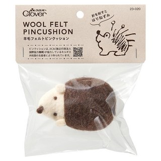 Clover 可樂牌 羊毛氈針插/針包 刺蝟 CL23-020, 1個