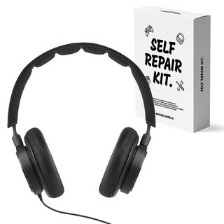 SPACE SHIELD Bang & Olufsen Beoplay H6 耳罩 耳機襯墊 耳罩套 左右耳一組, 1套, 單一商品, 黑色