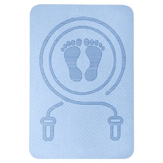 HOME GYM CLUB 居家健身 跳繩墊 12mm 短款, FA024, 藍色