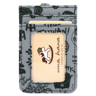 uma hana 防水卡套加鍊 愛台玩印花