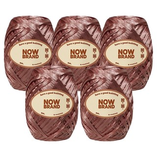 WoolClub 三星毛紗 Now Brand 高級拉菲草線 40g, 5個, 9號 亮面