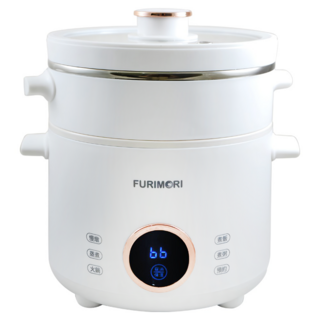 FURIMORI 富力森 2公升微電腦萬用鍋 1-3人用, FU-EH280, 白色