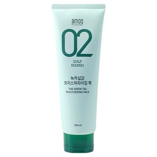 아모스프로페셔널 녹차실감 인텐시브 모이스처 헤어팩, 250ml, 1개