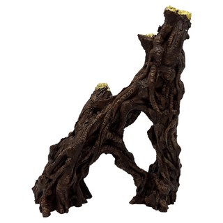 NOMOY PET 爬蟲兩棲類樹脂浮木遊樂場 10 x 4 x 14 cm NS-50, 1個, 混色