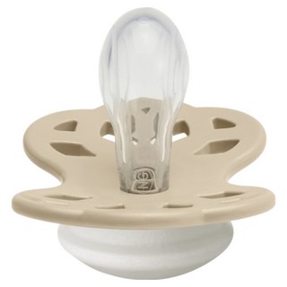 BIBS Infinity 雙扁型矽膠奶嘴, 1個, 夜光香草, 0~6個月