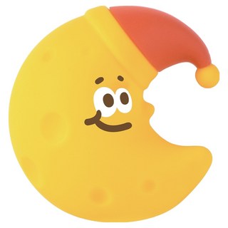 Kinyo 磁吸拍拍夜燈 SL-3010 1個, 彎月 黃色 + 紅色