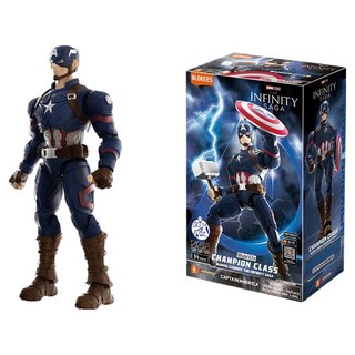 블로키 마블 CC 03 챔피언 클래스 캡틴아메리카 프라모델 랜덤발송, 1개