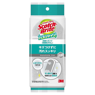 3M Scotch-Brite 百利 衛浴亮光抗菌海綿, 1個, 1個裝, 灰色