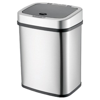 DAY&DAY 日日家居 感應自動掀蓋垃圾桶 V1012LF 12L, 不鏽鋼色
