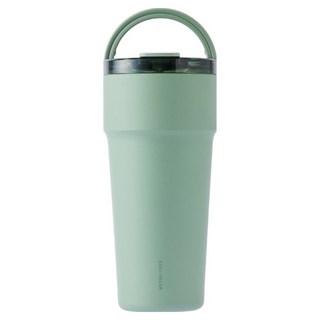 LocknLock 樂扣樂扣 咖啡廳陶瓷頂部手柄保溫杯 LHC4419, 1個, 綠色, 900ml