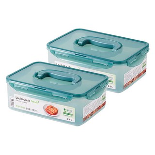 락앤락 프레쉬 MEDI 원핸들 김치통, 2.6L, 2개