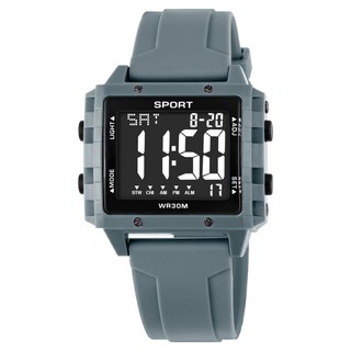 Soyo商會 戶外登山自行車電子運動手錶, 1個, 灰色