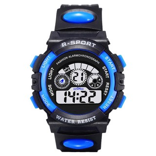 WEIDE 實用日常運動多功能手錶, 1個, 藍色 + 黑色