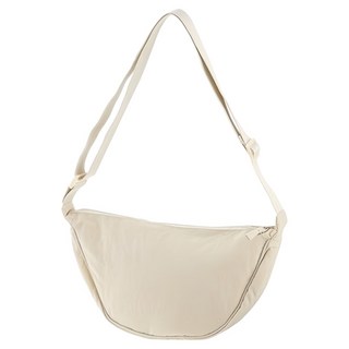 BASE ALPHA ESSENTIALS 經典日常輕量半月形迷你斜背包, 米色